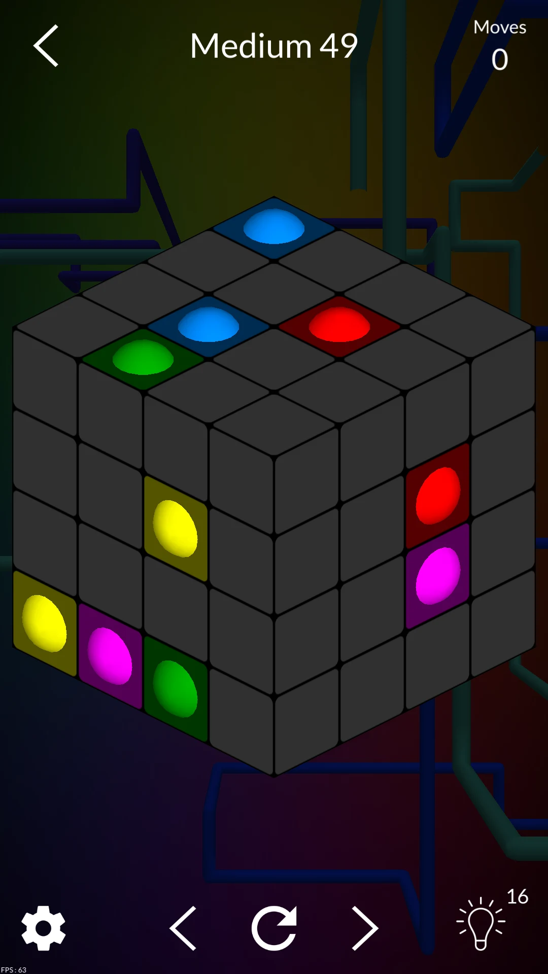 Cube Link: Connect the Dots screenshot