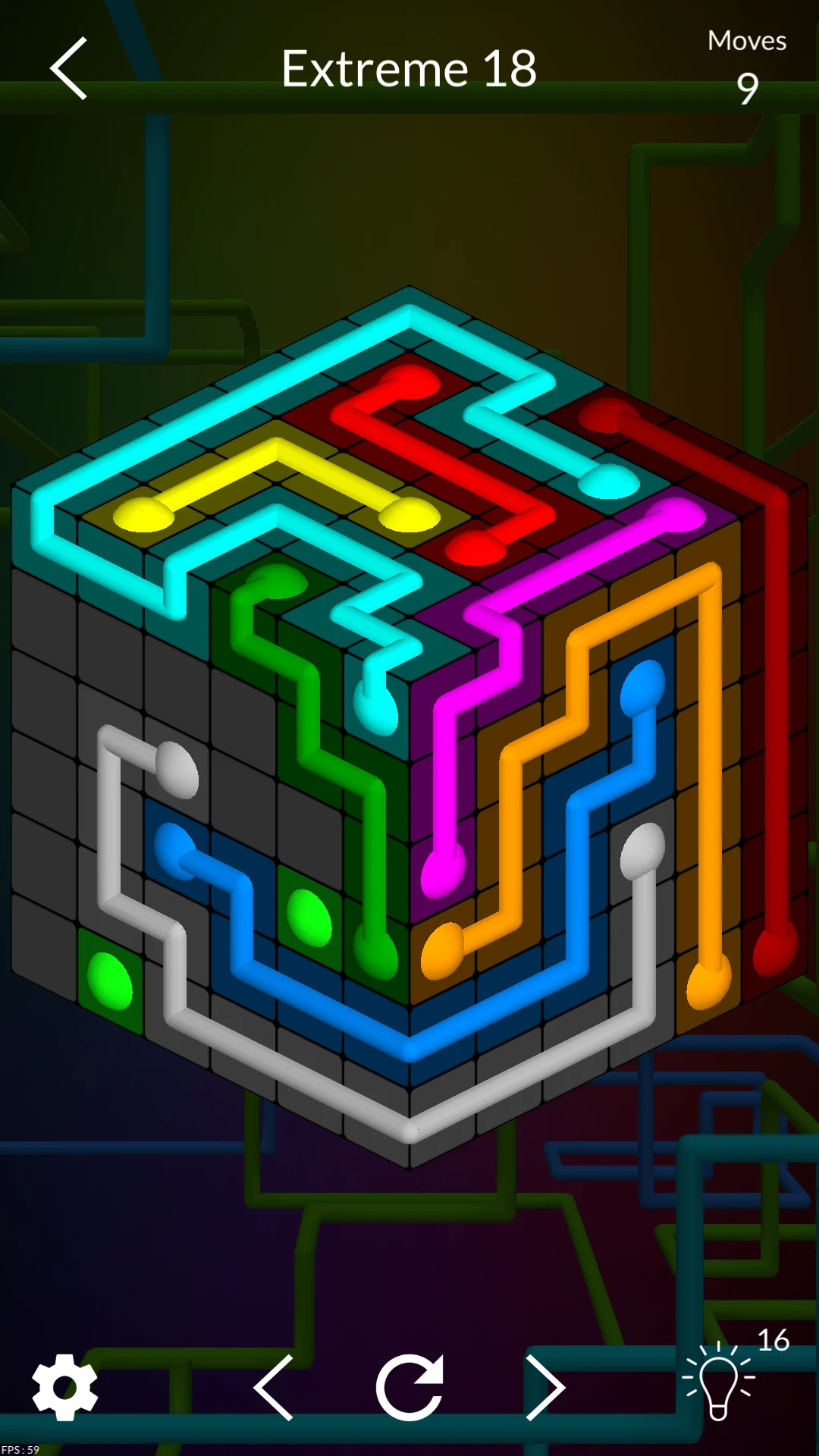 Cube Link: Connect the Dots screenshot