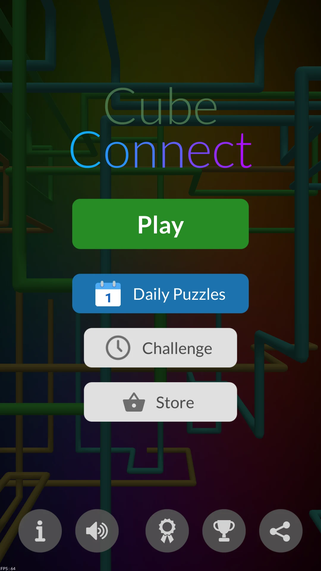 Cube Link: Connect the Dots screenshot